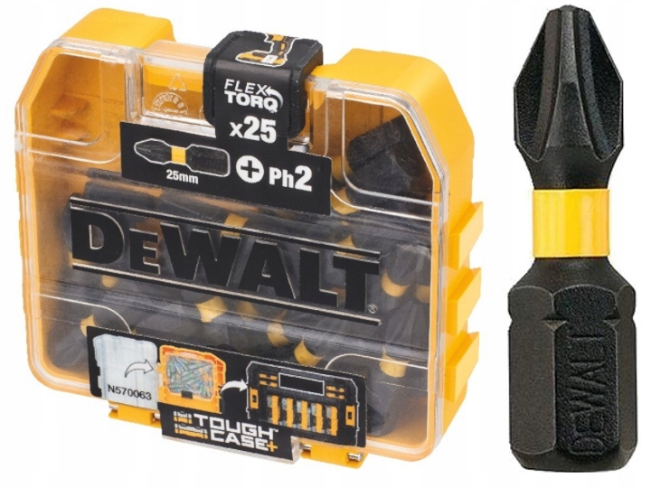 DeWalt Extreme DT70555T Bity 25 mm 1/4"